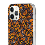 Monarch Butterfly Wings Flexi phone Cases, Iphone, Samsung