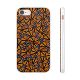 Monarch Butterfly Wings Flexi phone Cases, Iphone, Samsung