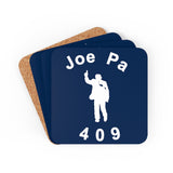Joe Pa Statue Corkwood Coaster Set FREE SHIPPING
