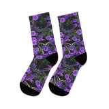 Black Swallowtail and Asters DTG Socks - Inspired Passion Productions