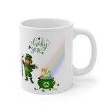 Irish O Lucky You Ceramic Mug 11oz Printed in Australia