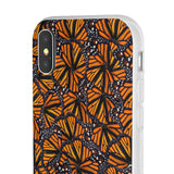 Monarch Butterfly Wings Flexi phone Cases, Iphone, Samsung