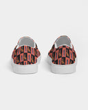 Small checker pattern Women's Slip-On Canvas Shoe