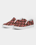 Small checker pattern Men's Slip-On Canvas Shoe