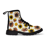Sunflowers and Monarchs Women's Canvas Boots
