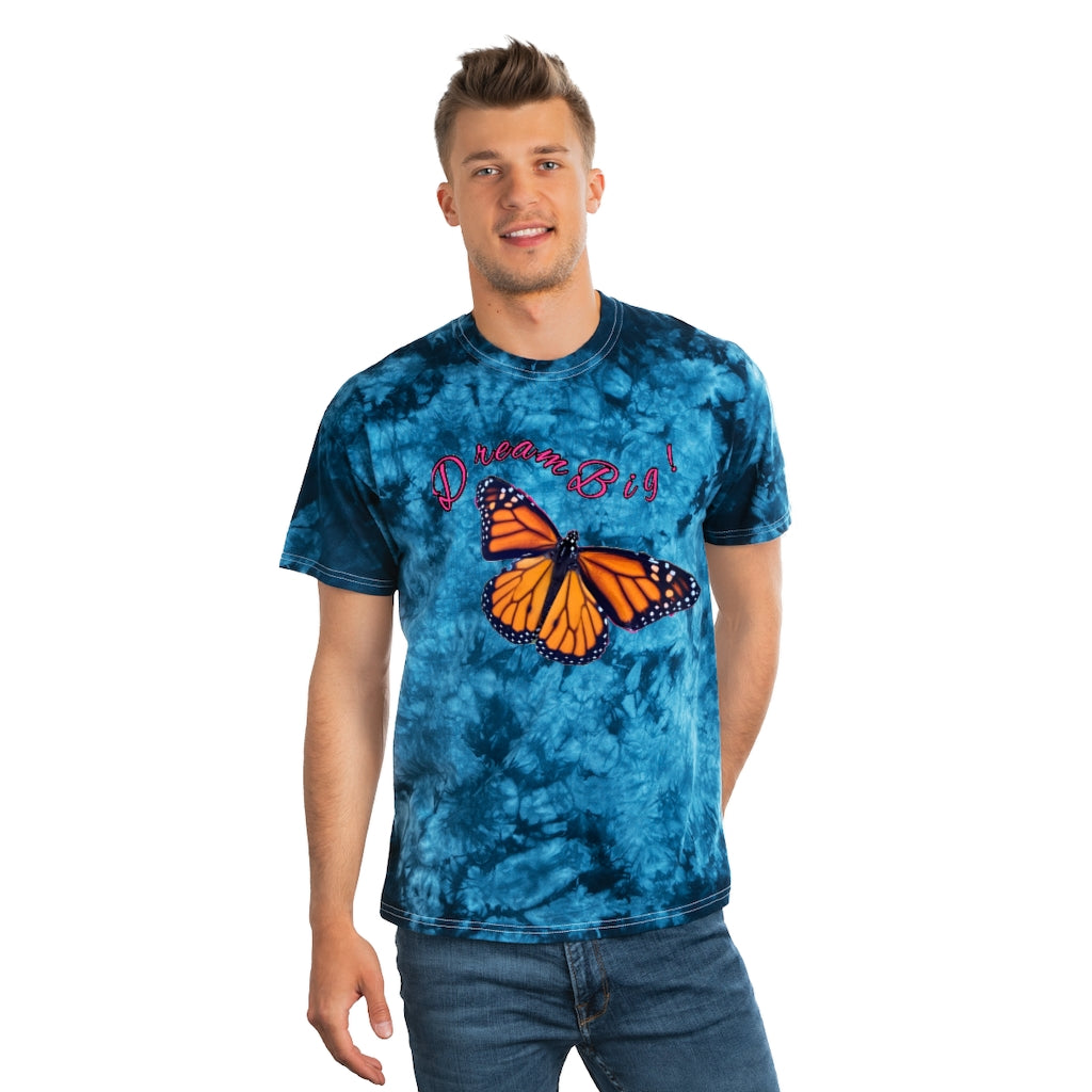 Monarch Butterfly Tie-Dye Tee, Crystal 