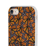 Monarch Butterfly Wings Flexi phone Cases, Iphone, Samsung