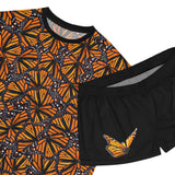 Monarch Butterfly Women's Short Pajama Set