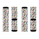 Monarch Holiday Butterfly Print Socks