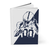 Football Player Hardcover Journal Matte FREE SHIPPING