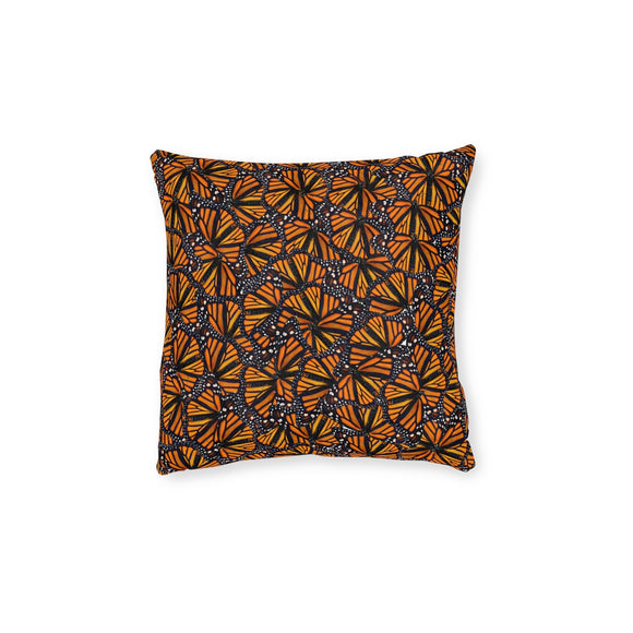 Monarch Wings Square Pillow - Made in UK
