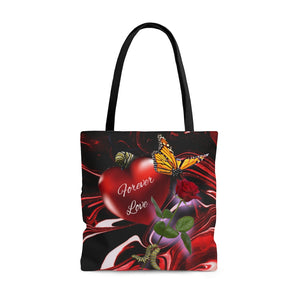 Deep Red Valentine Tote Bag