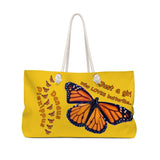Monarch Butterfly Weekender Bag