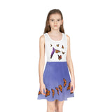 Monarch Blazing Star Girls' Sleeveless Sundress