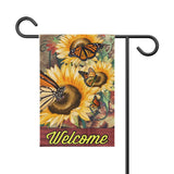 Sunflowers and Monarchs Garden Banner