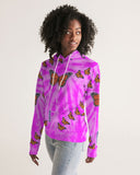 Monarch Butterfly Hoodie (Pink tie dye) Women's Hoodie