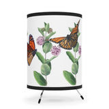 Monarchs and Milkweed Tripod Lamp with High-Res Printed Shade, US\CA plug