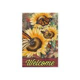 Sunflowers and Monarchs Garden Banner