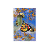 Monarch Life Cycle Garden flag Banner