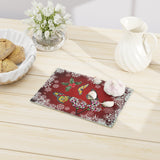 Monarch Holiday Cutting Board Red