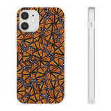 Monarch Butterfly Wings Flexi phone Cases, Iphone, Samsung