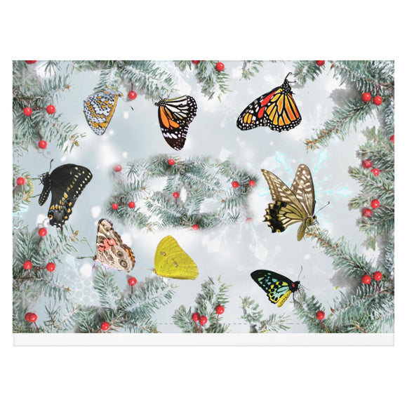 Butterfly Christmas Dornier Rug