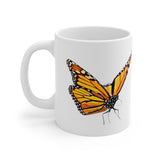 Monarch Butterfly  Ceramic Mug 11oz