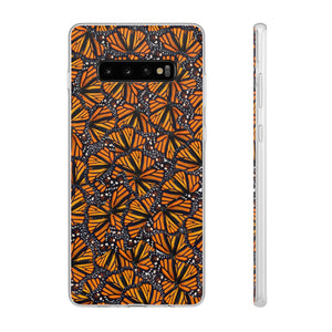 Monarch Butterfly Wings Flexi phone Cases, Iphone, Samsung