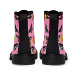 Butterflies Women's Canvas Boots