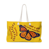 Monarch Butterfly Weekender Bag