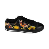 Canvas Sneakers, Sunflowers and Monarchs Women's Sneakers