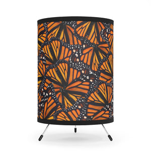 Monarch Wings Tripod Lamp with High-Res Printed Shade, US\CA plug