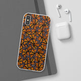 Monarch Butterfly Wings Flexi phone Cases, Iphone, Samsung