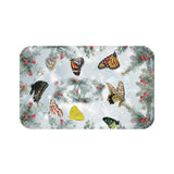 Butterfly Christmas Bath Mat