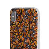 Monarch Butterfly Wings Flexi phone Cases, Iphone, Samsung