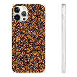 Monarch Butterfly Wings Flexi phone Cases, Iphone, Samsung