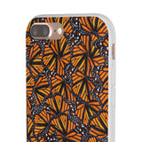 Monarch Butterfly Wings Flexi phone Cases, Iphone, Samsung