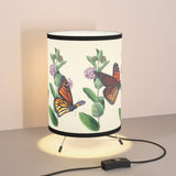 Monarchs and Milkweed Tripod Lamp with High-Res Printed Shade, US\CA plug