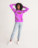 Monarch Butterfly Hoodie (Pink tie dye) Women's Hoodie