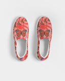 Orange tie Dye Women's Slip-On Canvas Shoe