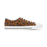 Women's Low Top Sneakers, Monarch Butterfly Shoes, Monarch Wings