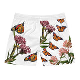 Monarchs and Milkweed Men's Mid-Length swim shorts