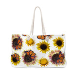 Sunflowers and Monarchs Weekender Bag