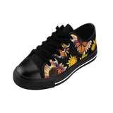 Canvas Sneakers, Sunflowers and Monarchs Women's Sneakers