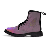 Monarch Galaxy Raspberry Women's Canvas Boots