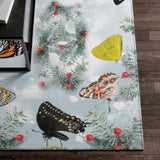 Butterfly Christmas Dornier Rug