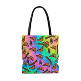 Monarch Butterfly Life Cycle and Colors Pattern  Tote Bag - Inspired Passion Productions