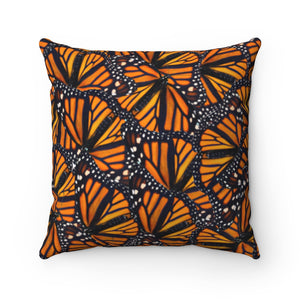 Monarch Wings Spun Polyester Square Pillow