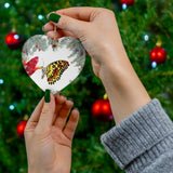 Butterfly #2 Ceramic Ornament