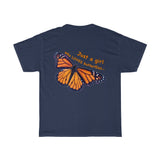 Monarch Butterfly Unisex Heavy Cotton Tee FREE SHIPPING